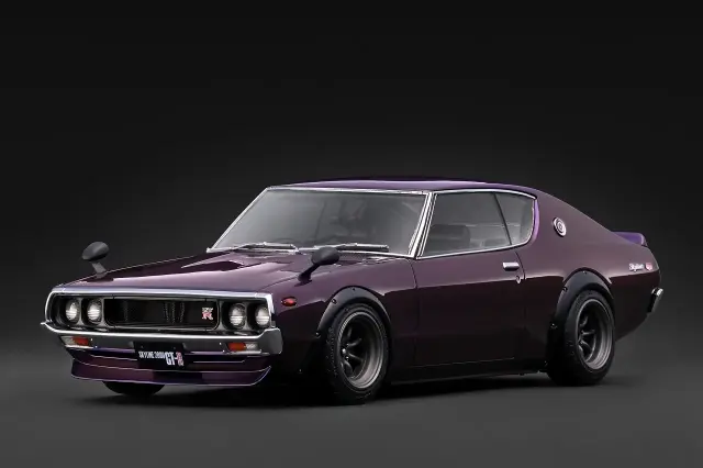 [予約] イグニッションモデル 1/18 ニッサン スカイライン 2000 GT-R (KPGC110) パープルメタリック　IG4258