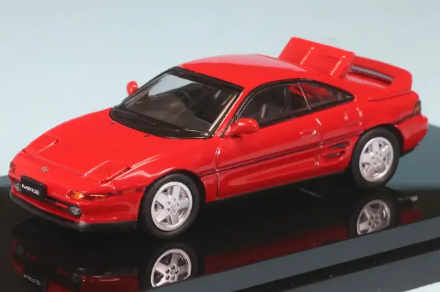 ホビージャパン 1/64 トヨタ MR2 SW20 GT-S 1991 スーパーレッド2 エンジンフード開閉　HJ642045R