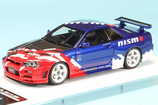 アイドロン 1/43 ニッサン スカイライン GT-R (BNR34 NISMO R-tune) ローンチバージョン 東京オートサロン2000　EM771