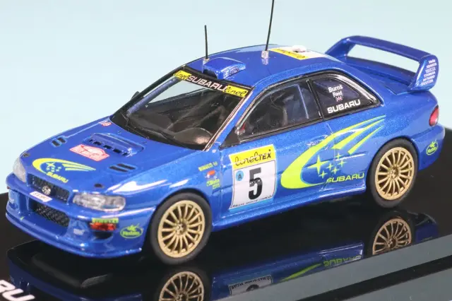 ホビージャパン 1/64 スバル インプレッサ WRC 1999 No.5モンテカルロ ラリー リチャード・バーンズ  HJR645041A