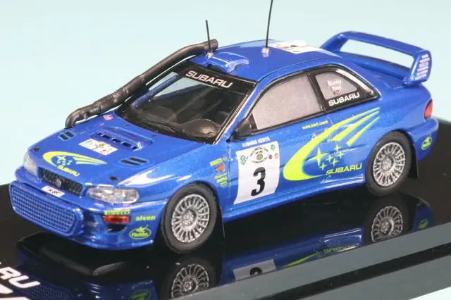 ホビージャパン 1/64スバル インプレッサ WRC 2000 No.3 サファリラリー リチャード・バーンズ  HJR646041E