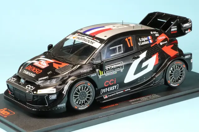 イクソ 1/18 トヨタ GR ヤリス ラリー1 モンテカルロ 2025 NO.17 S.オジェ ウィナー 18RMC229A