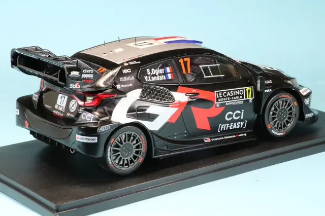 もっちぃ1/18 トヨタ GR ヤリス モンテカルロ 2024 S.オジェ もっちぃ1/18 トヨタ GR ヤリス モンテカルロ 2024 S.オジェ