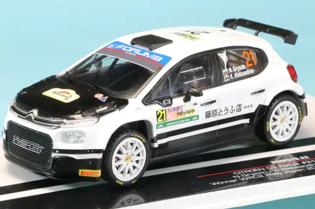 イクソ 1/43 シトロエン C3 ラリー2 藤原とうふ店 ラリージャパン 2024 WRC2 クラスウィナー No.21 RAM970