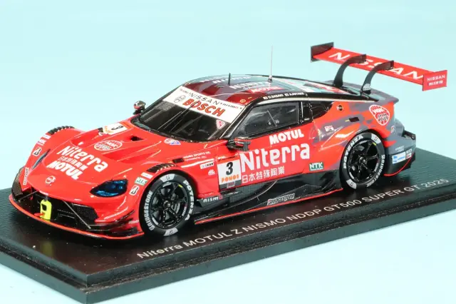 スパーク 1/43 ニテラ モチュール Z スーパーGT 2025 GT500 No.3 佐々木大樹 / 三宅淳詞　43SGT25003