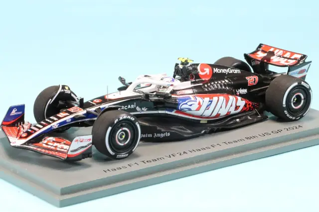 スパーク 1/43 ハース VF24 アメリカGP 2024 N.ヒュルケンベルグ　S9557
