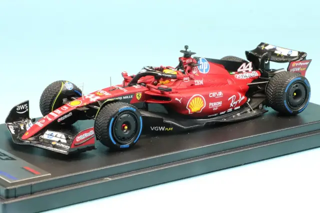 スパーク/ルックスマート 1/43 フェラーリ SF-23 フィオラノテスト 2025 L.ハミルトン　LSF1073