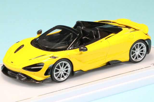 トゥルースケールモデル 1/43 マクラーレン 765LT スパイダー ボルケーノイエロー　TSM430627