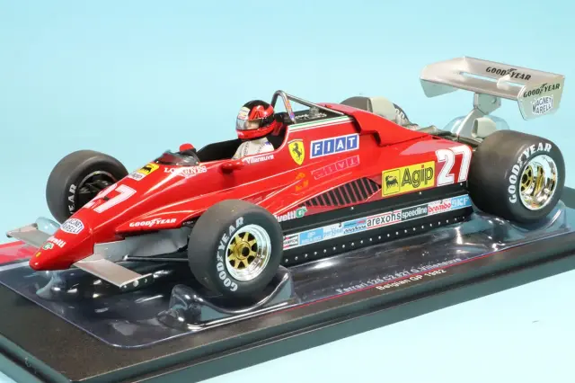 モデルカーグループ 1/18 フェラーリ 126 C2 1982 ベルギーPG G.ビルヌーブ　MCG18629F