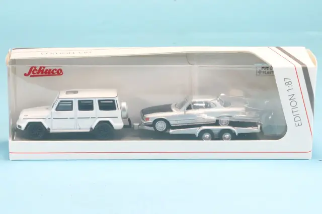 スパーク/シュコー 1/87 メルセデスベンツ Gクラス トレーラーセット 450SL　87U00068