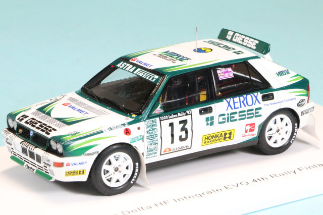 スパーク 1/43 ランチア デルタ HF インテグラーレ EVO フィンランド 1000湖ラリー 1993 No.13　S9027