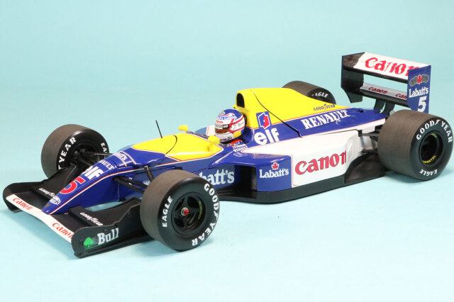 ミニチャンプス 1/18 ウィリアムズ FW14B ルノー 1992 N.マンセル　110920005