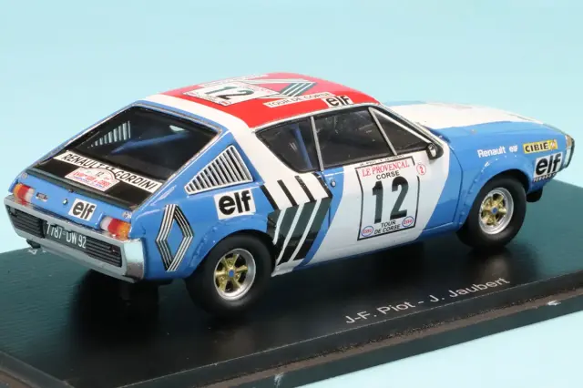 スパーク 1/43 ルノー 17 ツールドコルス ラリー 1974 No.12 S6190