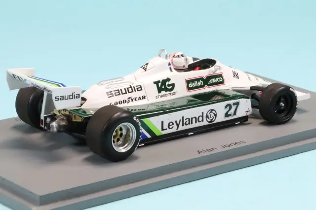 スパーク 1/43 ウィリアムズ FW07B イギリスGP 1980 A.ジョーンズ