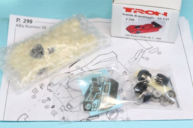 トロン 1/43 レジンキット アルファロメオ SE48 Gr.C プロトタイプ 1989　p290