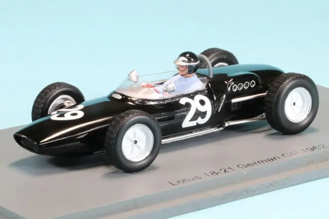 スパーク 1/43 ロータス 18-21 ドイツGP 1962 T.シェリー　S7454