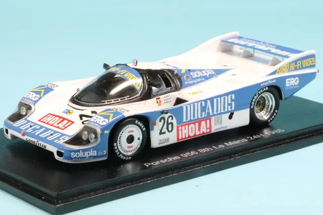 スパーク 1/43 ポルシェ 956 No.26 8位 ルマン 1985 J.レーシッヒ - J.パレハ - H.レグー　S9865