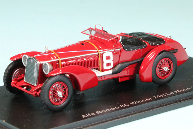 スパーク 1/43 アルファロメオ 8C ルマン 24h 1932 Winner No.8　43LM32