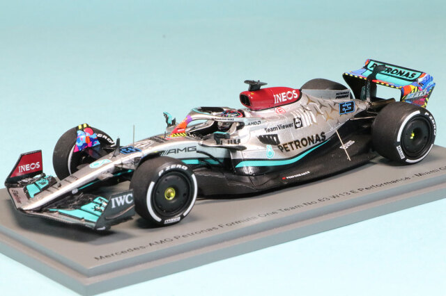 スパーク 1/43 メルセデス W13 マイアミGP 2022 G.ラッセル　S8537