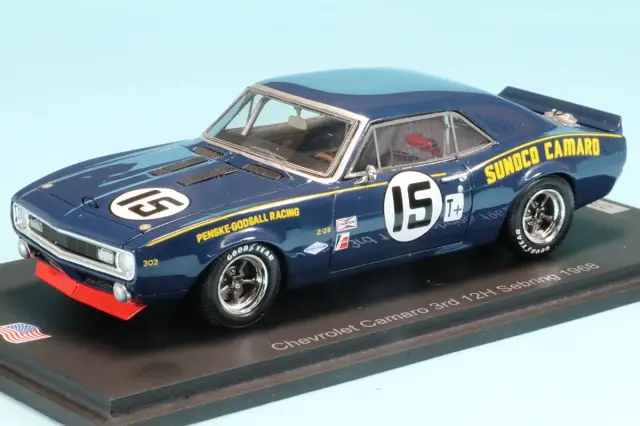 スパーク 1/43 シボレー カマロ セブリング 12h 1968 No.15　US245
