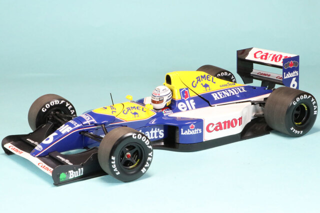 ミニチャンプス 1/18 ウィリアムズ FW14B ルノー 1992 R.パトレーゼ デカール加工品　110920006S