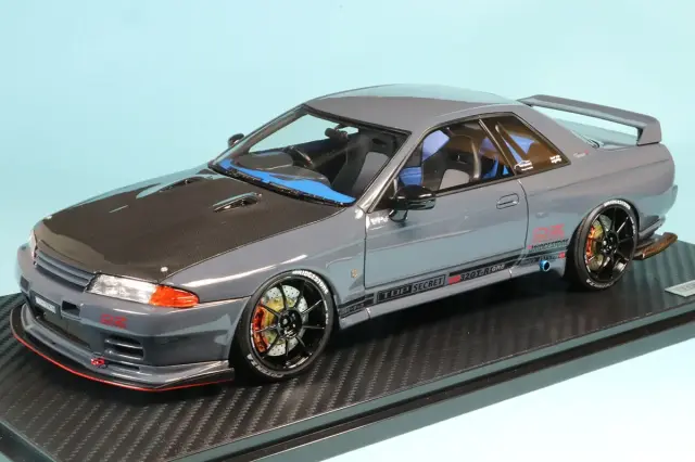 イグニッションモデル 1/18 トップシークレット ニッサン　スカイライン GT-R R32 VR32 グレー　IG3521