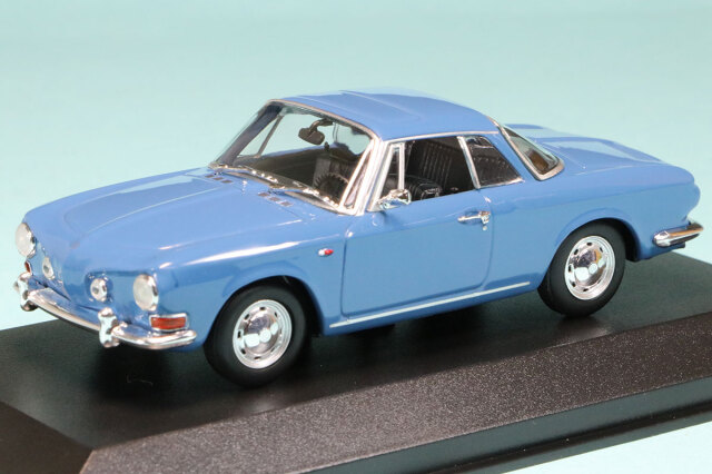 ミニチャンプス/マキシチャンプス 1/43 フォルクス ワーゲン カルマンギア 1600 1966 ブルー　940050221