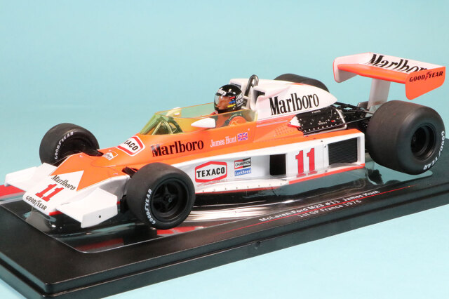 モデルカーグループ 1/18 マクラーレン M23 フランスGP 1976 Winner J.ハント デカール加工品　MCG18612F
