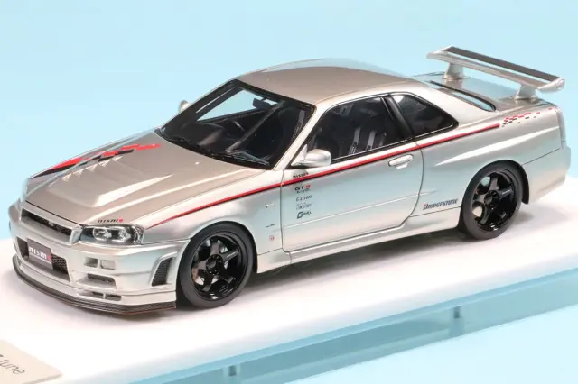 アイドロン 1/43 ニスモ R34GT-R Z-tune プロトタイプ 東京オートサロン 2001 シルバー　EM791