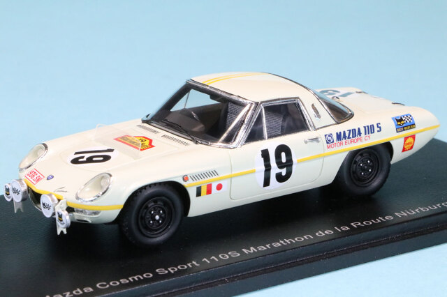 スパーク 1/43 マツダ コスモ スポーツ 110S マラソン デ ラ ルート ニュルブルクリンク 84h 1968 No.19　S2861