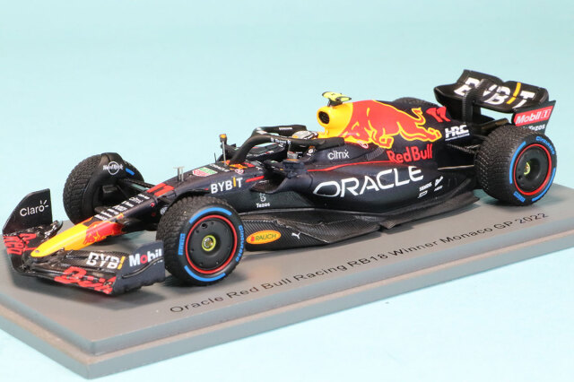スパーク 1/43 レッドブル RB18 モナコGP 2022 Winner S.ペレス "モナコ初優勝"　S8533