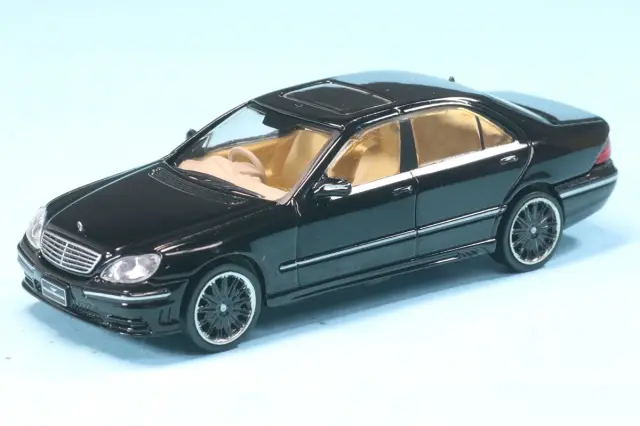 ターマックワークス 1/64 メルセデスベンツ Sクラス WALDカスタム ブラック　T64G-072-BK