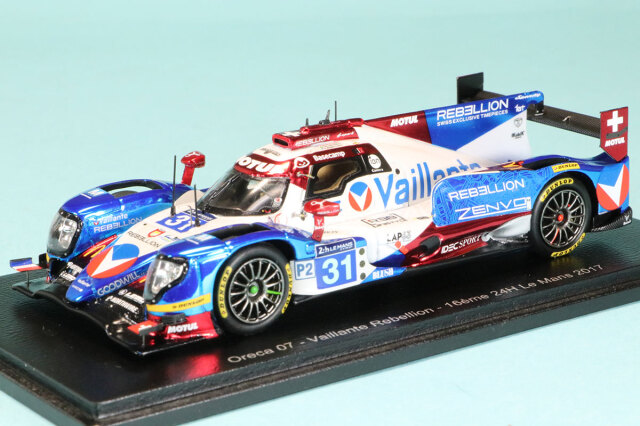 スパーク 1/43 オレカ 07 ギブソン Vaillante Rebellion ルマン 2017 No.31 MV10