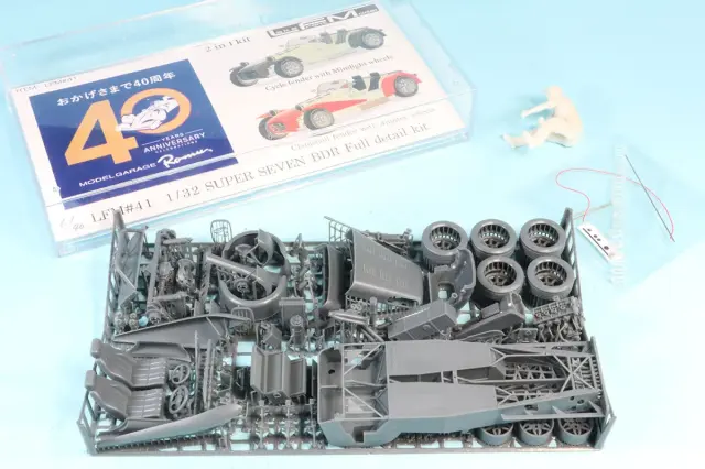 創業40周年記念商品 ロム特注レイクフロントモデル 1/32 3Dプリントフルキット ケータハム スーパー7 BDR Ver. 限定20台　MGRLFM-40th2