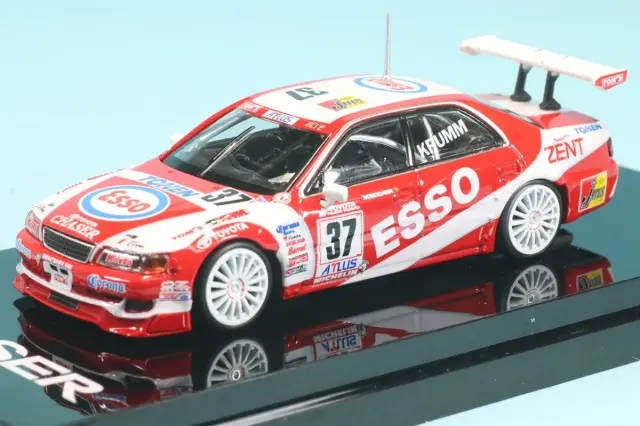 ホビージャパン1/64 ESSO TONEN トヨタ TOM'S チェイサー JTCC 1997 No.37　HJR641072C