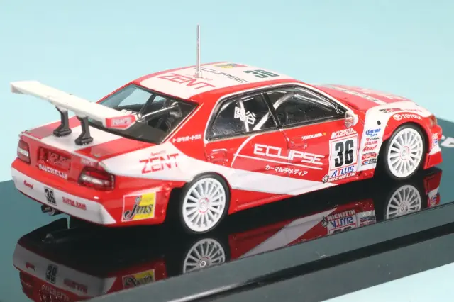 ホビージャパン 1/64 ZENT ECLIPSE トヨタ チェイサー JTCC 1997 No.36