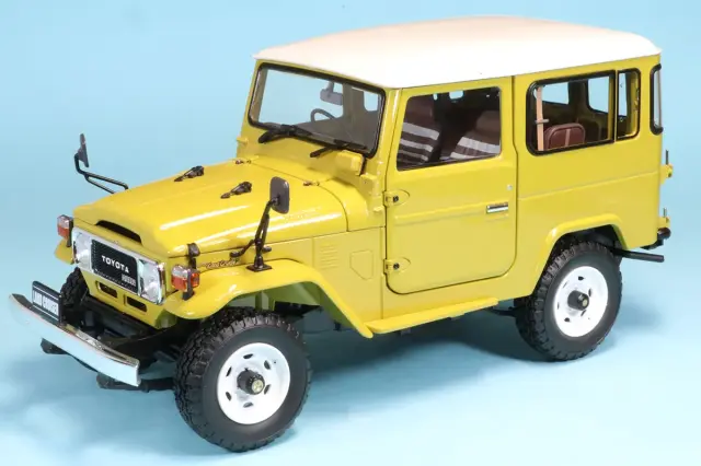 Mr.　トゥインクルドーリー 京商 1/18 トヨタ ランドクルーザー 40 バン イエロー KS08971Y