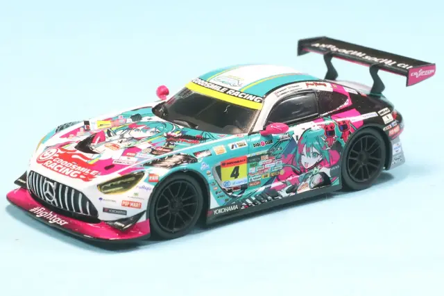 GSR特注スパーク 1/64 メルセデス AMG GT3 Evo GSR 初音ミク スーパーGT 2025 開幕戦 岡山 No.4　GSR25RD1-64
