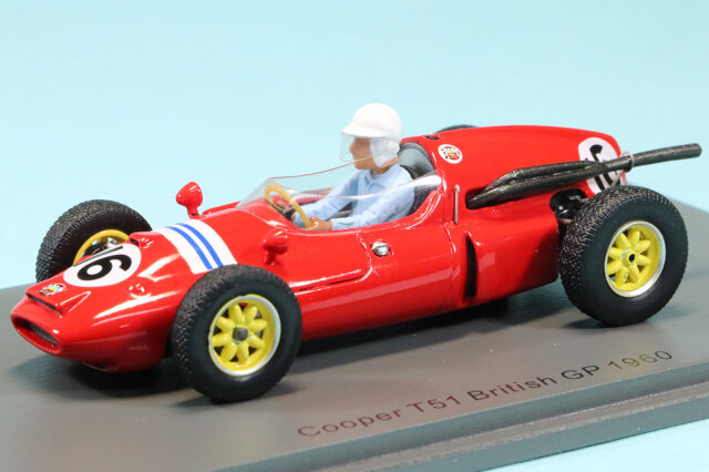 スパーク 1/43 クーパー T51 イギリスGP 1960 M.グレゴリー　S8054