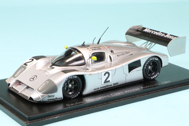スパーク 1/43 ザウバー メルセデス ベンツ C291 SWC オートポリス 1991 Winner No.2 ミハエルシューマッハ　　ヴェンドリンガー　　S8187