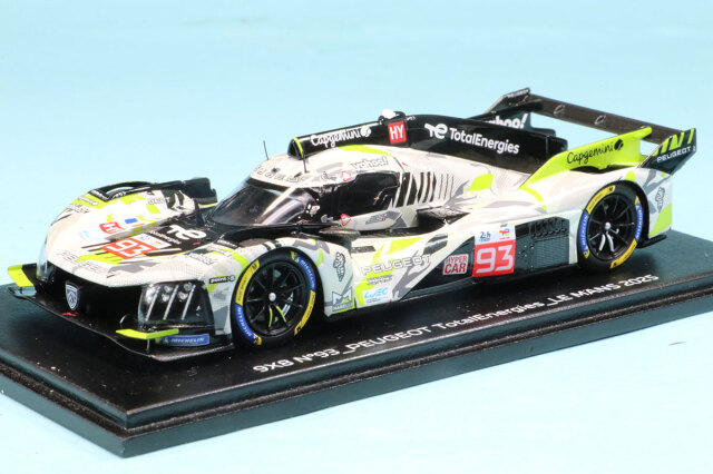 スパーク 1/43 プジョー 9X8 No.93 プジョー・トタルエナジーズ ルマン 2025 P. Di Resta - M. Jensen - J. Vergne　S9267
