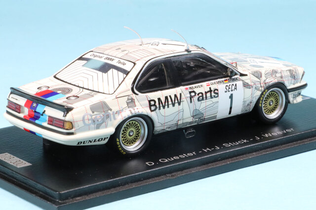 スパーク 1/43 BMW 635 Csi No.1 1984 スパ 24hD. クエスター - H-J