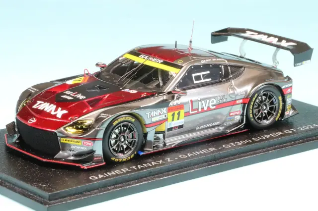 スパーク 1/43 ゲイナー タナックス Z No.11 GAINER スーパーGT GT300 2024 富田竜一郎 石川京侍　SGT168