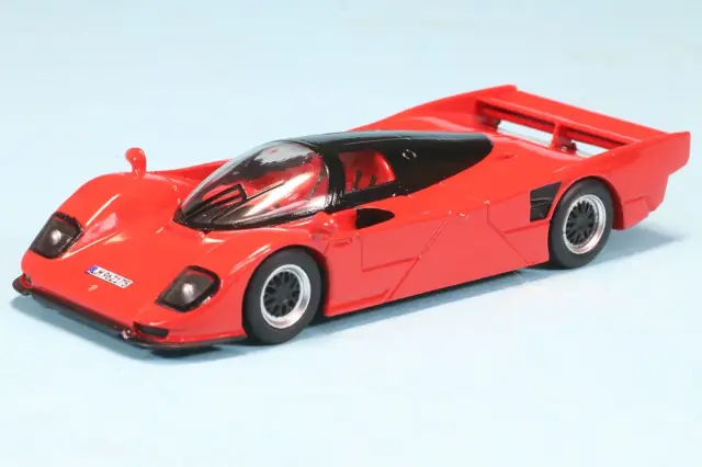 タイニー×スパーキー 1/64 ダウアーポルシェ 962 LM  1993 レッド　YO64051