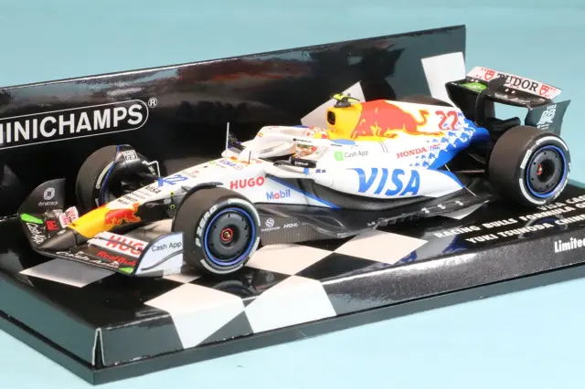 ミニチャンプス 1/43 ビザ キャッシュ RB VCARB 02 角田裕毅 中国GP 2025　417250222