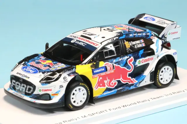 スパーク 1/43 フォード プーマ ラリー1 スウェーデン 2024 No.16 A.フルモー　S6867