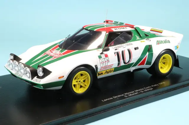 スパーク 1/18 ランチア・ストラトス No.10 ウィナー モンテカルロ 1976 S. Munari - S. Maiga　18S946