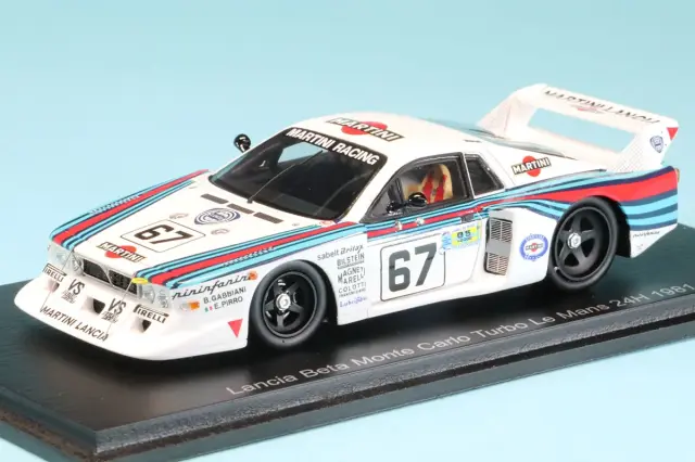 スパーク 1/43 ランチア ベータ モンテカルロ ターボ No.67 ルマン 1981 B.ガビアーニ - E.ピロ　S1385
