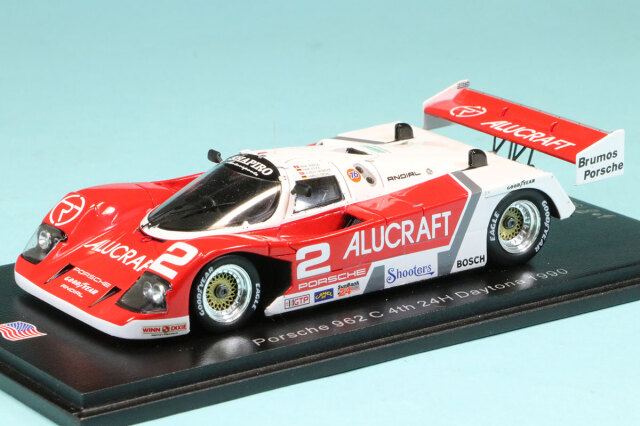 スパーク 1/43 ポルシェ 962C デイトナ 24h 1990 4th No.2　US243