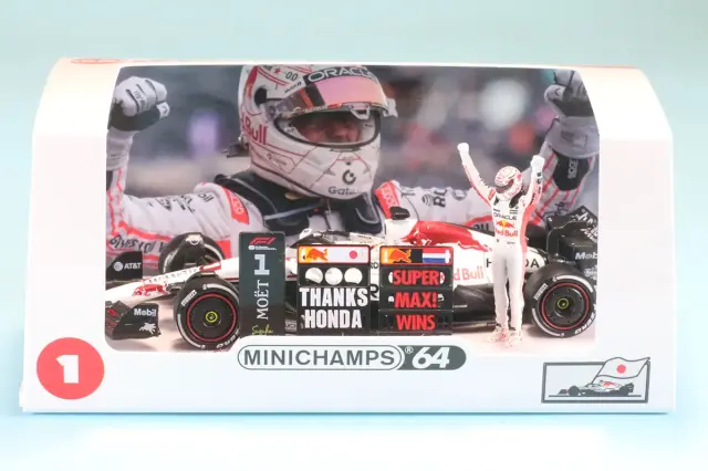 [予約] CLDC特注ミニチャンプス 1/64 オラクル レッド ブル レーシング RB21 マックス・フェルスタッペン  日本GP 2025 ウィナー　640250301S